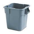 Rcp Rcp 352600GY Brute Container  Square  Polyethylene  28 gal  Gray 352600GY